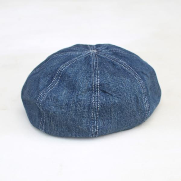 HIGHER/ハイヤー SELVEDGE DENIM WIDE BERET USED(加工)