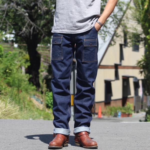 TCBジーンズ 70's BUSH PANTS ワンウォッシュ インディゴデニム