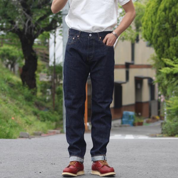 TCBジーンズ Slim 50's T ワンウォッシュ インディゴデニム