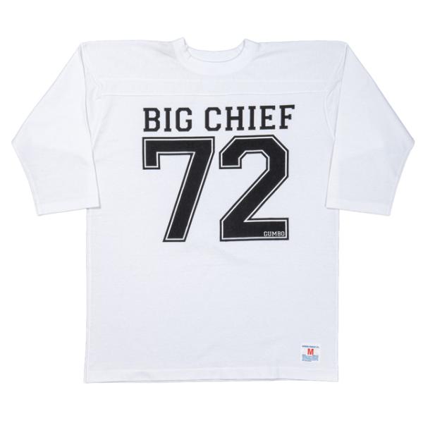 【先行ご予約商品】 WORKERS/ワーカーズ Football T, BIG CHIEF, Whi...