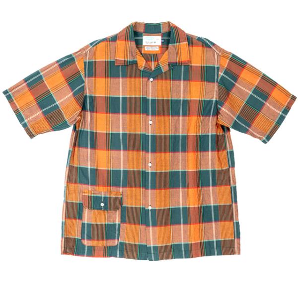 【先行ご予約商品】 WORKERS/ワーカーズ Open Collar Shirt, Orange ...