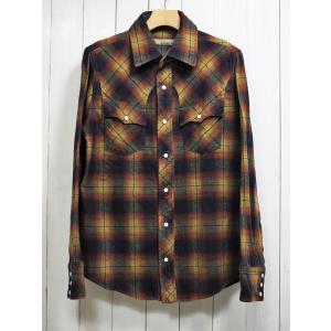 AYUITE(アユイテ) OMBRE CHECK NEL WESTERN SHIRT オンブレ チェ...