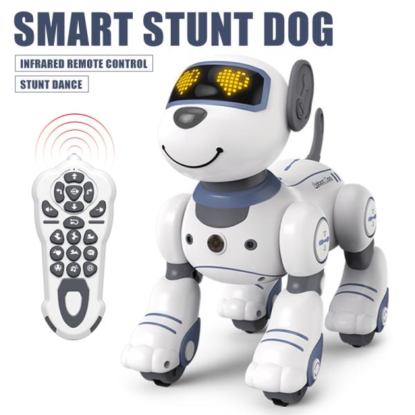子供のための電子犬のロボット,音声コマンド,プログラム可能なタッチ,音楽,ストリートドッグ,おもちゃ