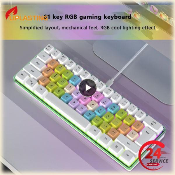 Gamakay-K77メカニカルゲーミングキーボード,ホットスワップ可能,RGB, Type-c,n...