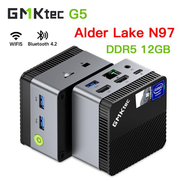 Gmktec-ポータブルポケットミニpc,g5,alder lake n97,Windows 11 ...