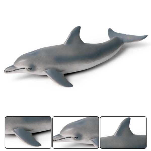 海洋動物 イルカモデル 海底動物 イルカ プラスチック 幼児 玩具 装飾|アクションフィギュア|