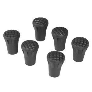 Alomejor 6pcs/12pcs 取り替えポール キャップ 先端 耐磨耗性 ハイキング トレッキング ウォーキングなど ポール 交換用｜mosaic-store