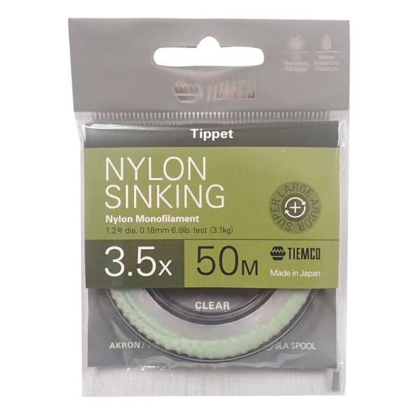ティムコ(TIEMCO) ティペット シンキングティペット 3.5X 1.25号 50m 6.8lb...