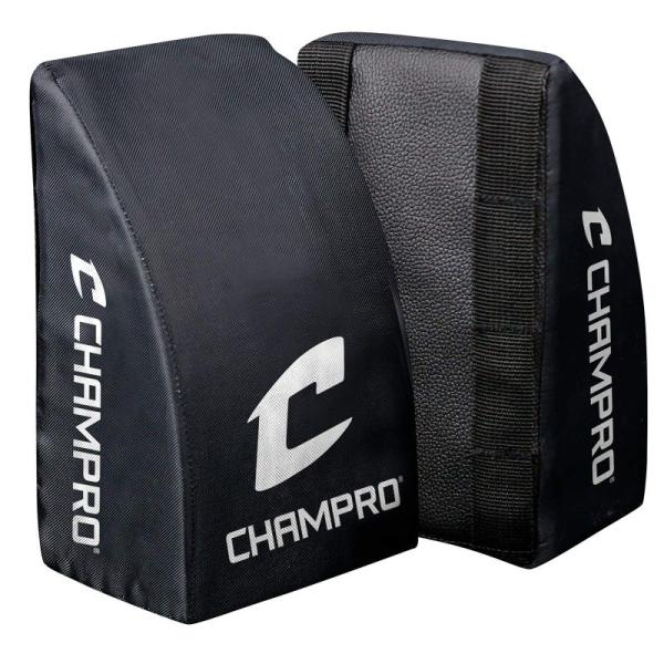 (Adult, Black) - Champro Catcher&apos;s Knee Support