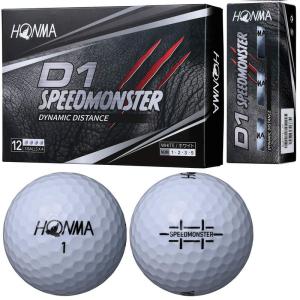 本間ゴルフ HONMA ボール D1 スピードモンスター ボール 3ダースセット 3ダース(36個入り) ホワイト｜mosaic-store