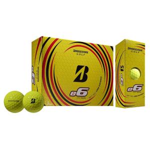 ブリヂストンゴルフ e6 2021 ゴルフボール 1ダース 12球入 USA直輸入品 イエロー｜mosaic-store