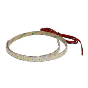 LEDテープライト 12V 防水 高密度 240LED/m 1チップ 白ベース 90cm (ケーブル長1m) 発光色：電球色｜mosaic-store