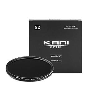 KANI NDフィルター 可変式 バリアブル 減光フィルター HT PRO+MC ND64-1000 (82mm)｜mosaic-store