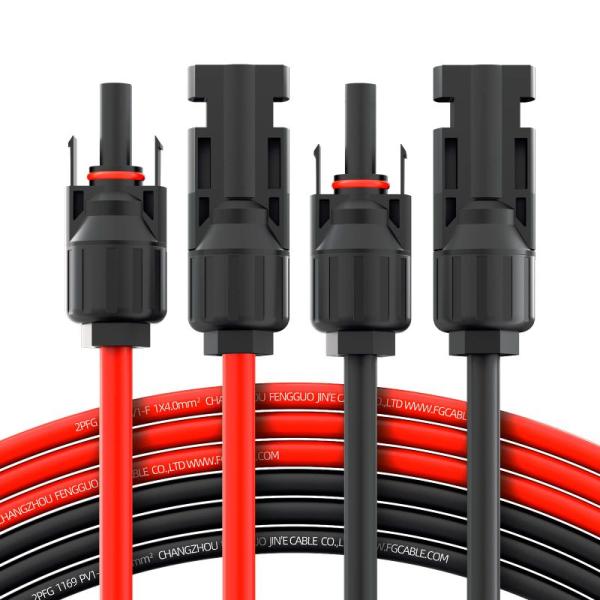 BougeRV ソーラーケーブル延長用ケーブル 12AWG 3m 両端加工 MC4型コネクター付 日...