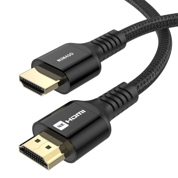 NIMASO HDMI ケーブル - 0.5m / 2.0 規格 ハイスピード / 4K 60Hz ...