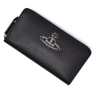 VIVIENNE WESTWOOD ヴィヴィアンウエストウッド 51050024-41018-N401 BLACK 長財布 KELLY ZIP ROUND WALLET レディース｜mosh