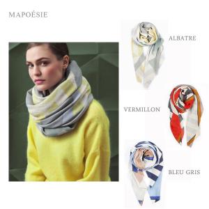 スカーフ マフラー Mapoesie マポエジー ストール I-AVA 01