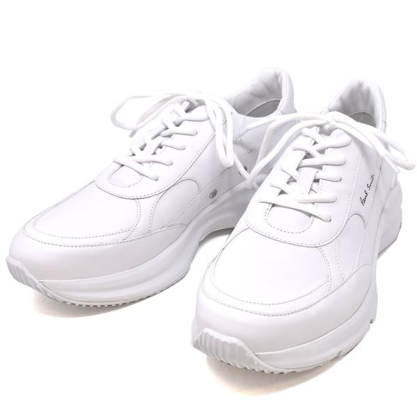PAUL SMITH ポールスミス M1S EXP02 ACLF WHITE Explorer ダッ...