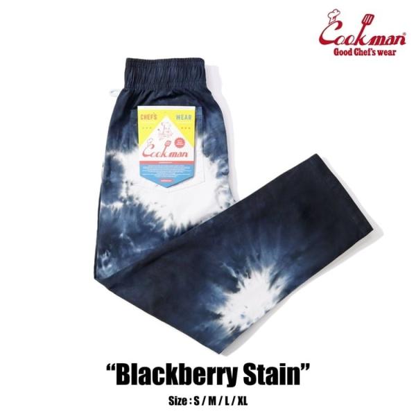 COOKMAN Chef Pants Blackberry Stain クックマン シェフパンツ