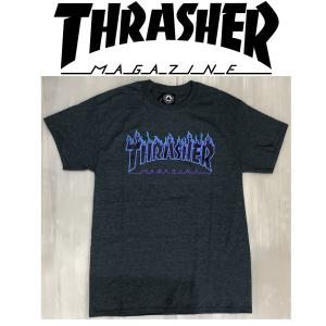 THRASHER スラッシャー H/G FLAME LOGO S/S TEE Tシャツ｜moshpunx