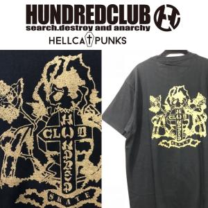 HUNDREDCLUB Tシャツ ハンドレッドクラブ HELLCATPUNKS ヘルキャットパンクス｜moshpunx