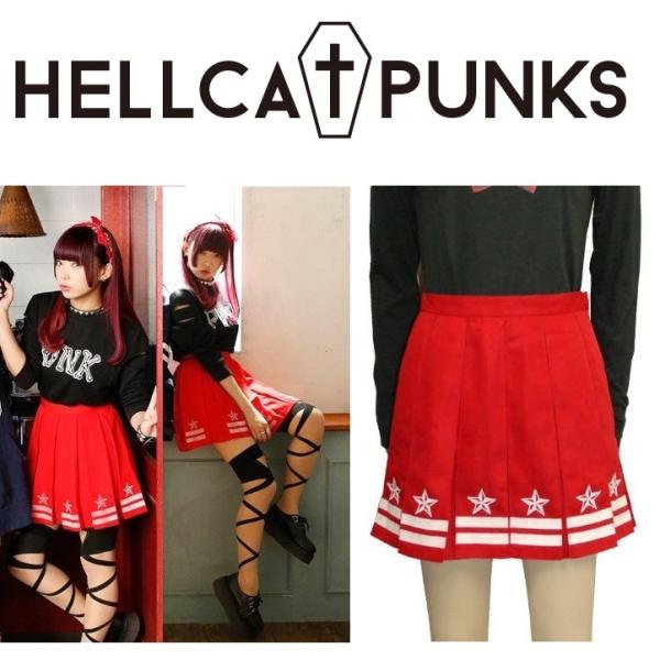 HELLCATPUNKS チア風プリーツスカート ヘルキャットパンクス