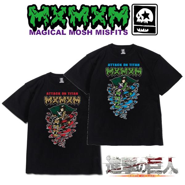 MxMxM 進撃の巨人 “MAGICAL MOSH LEVI” TEE マジカルモッシュミスフィッツ...