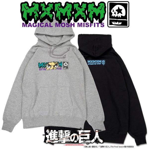 進撃の巨人 x MxMxM MAGICAL MOSH EREN HOODIE マジカルモッシュミスフ...