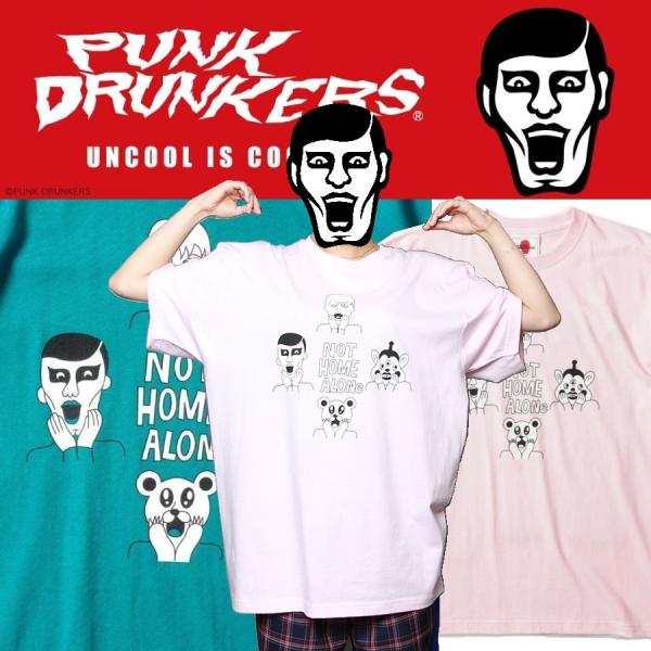 PUNKDRUNKERS NOT HOME ALONE.TEE パンクドランカーズ
