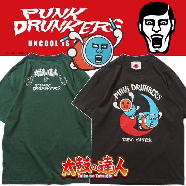 PUNKDRUNKERS x 太鼓の達人 太鼓マスターTEE パンクドランカーズ