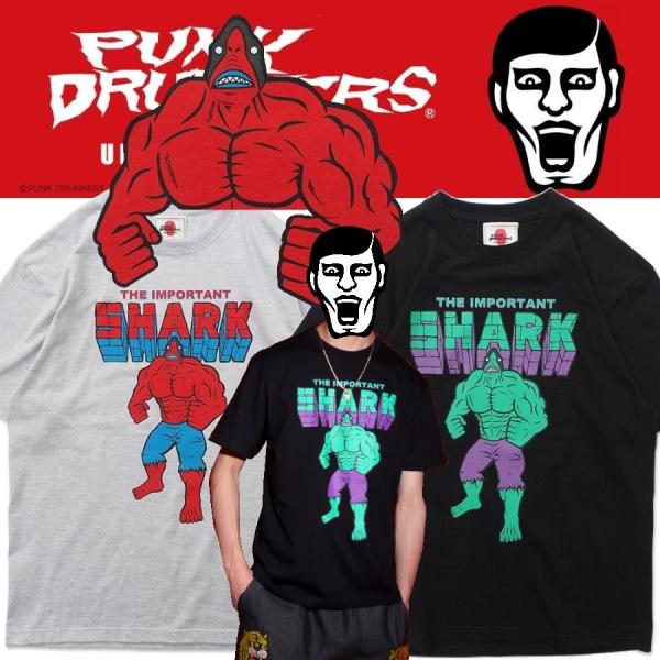 PUNKDRUNKERS SHARK.TEE パンクドランカーズ