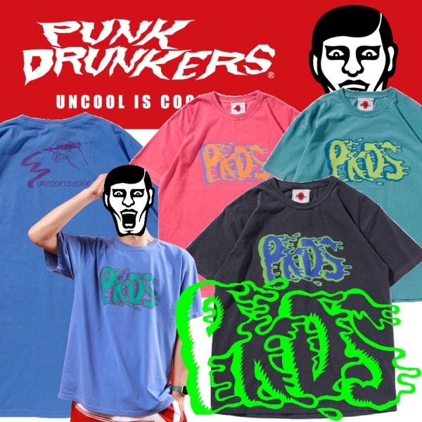 PUNKDRUNKERS べちゃロゴTEE / O.Fシリーズ パンクドランカーズ