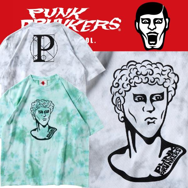 PUNKDRUNKERS アイツ像タイダイBIG.TEE パンクドランカーズ