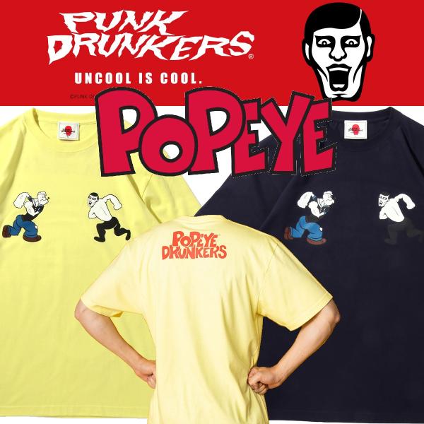 PUNKDRUNKERS x POPEYE ポパイとアイツTEE パンクドランカーズ