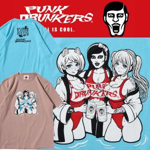 ・・予約商品・・PUNKDRUNKERS x CANDIE BOLTON キャンギャルアイツTEE パンクドランカーズ｜moshpunx