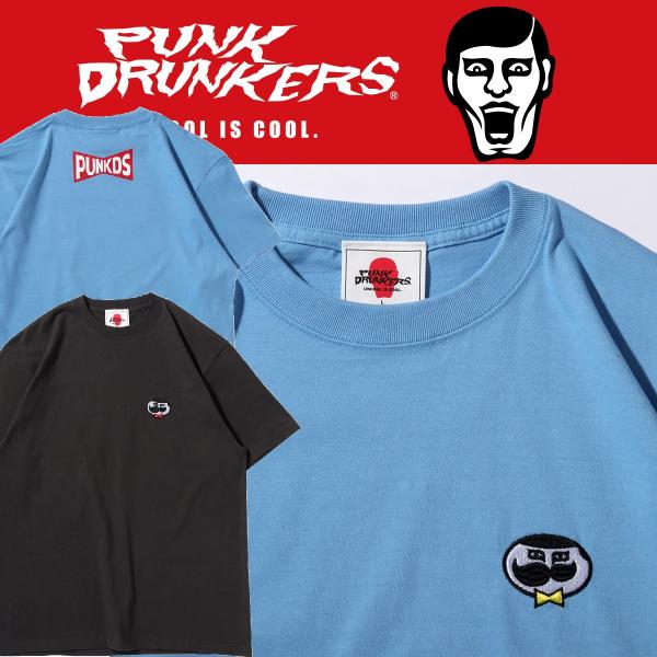 PUNKDRUNKERS ヒゲおやじ刺繍TEE パンクドランカーズ