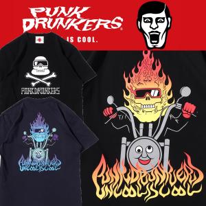 ・・予約商品・・PUNKDRUNKERS スペコンライダーTEE パンクドランカーズ｜moshpunx