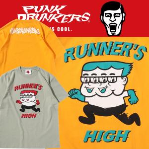 ・・予約商品・・PUNKDRUNKERS ランナーズハイBOY.TEE パンクドランカーズ｜moshpunx