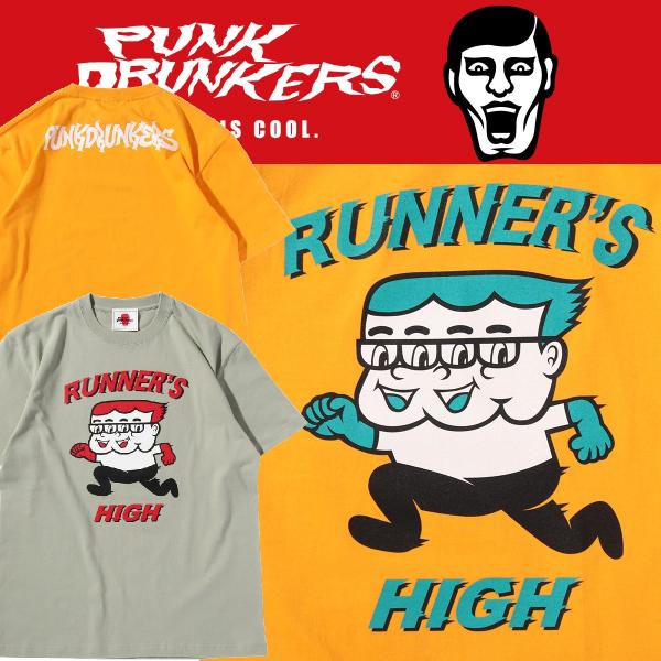 PUNKDRUNKERS ランナーズハイBOY.TEE パンクドランカーズ