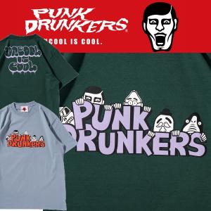 ・・予約商品・・PUNKDRUNKERS 勢揃いロゴTEE パンクドランカーズ｜moshpunx