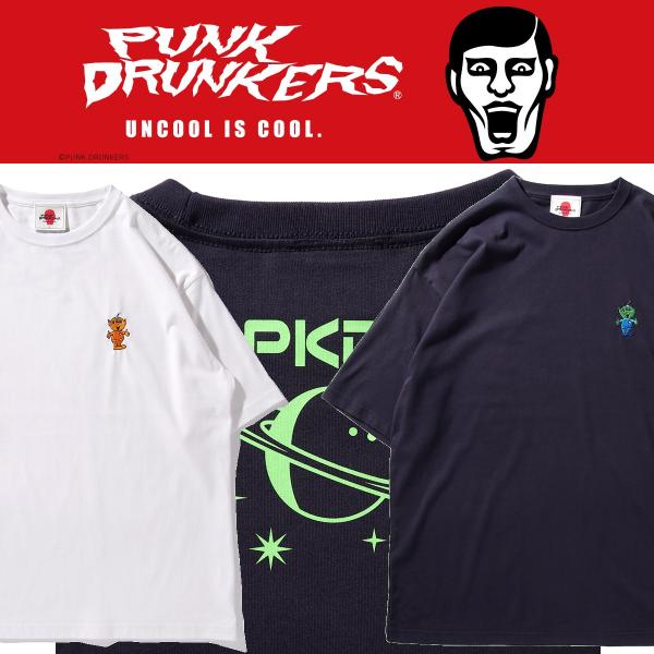 PUNKDRUNKERS SAVESTAR刺繍.BIG.TEE パンクドランカーズ