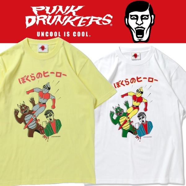 PUNKDRUNKERS ぼくらのヒーローTEE パンクドランカーズ