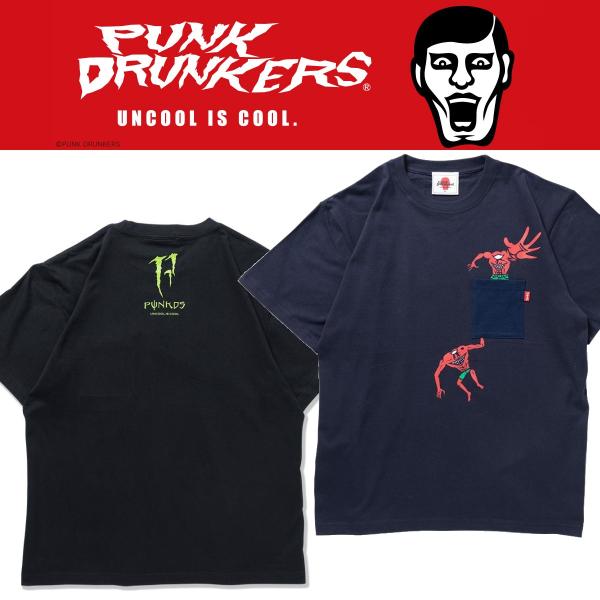 PUNKDRUNKERS ポケットにモンスターTEE パンクドランカーズ