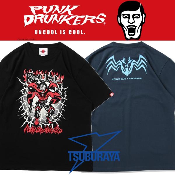 PUNKDRUNKERS x 円谷プロ ウルトラマンベリアルTEE / REVIVAL パンクドラン...