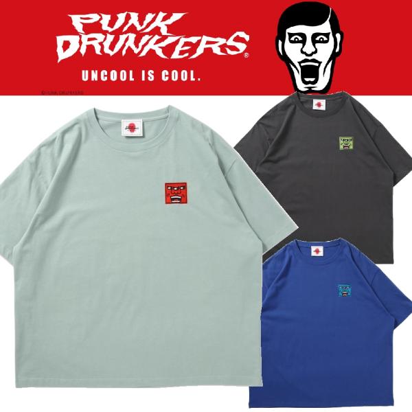 PUNKDRUNKERS 三つ目刺繍ボックスTEE パンクドランカーズ