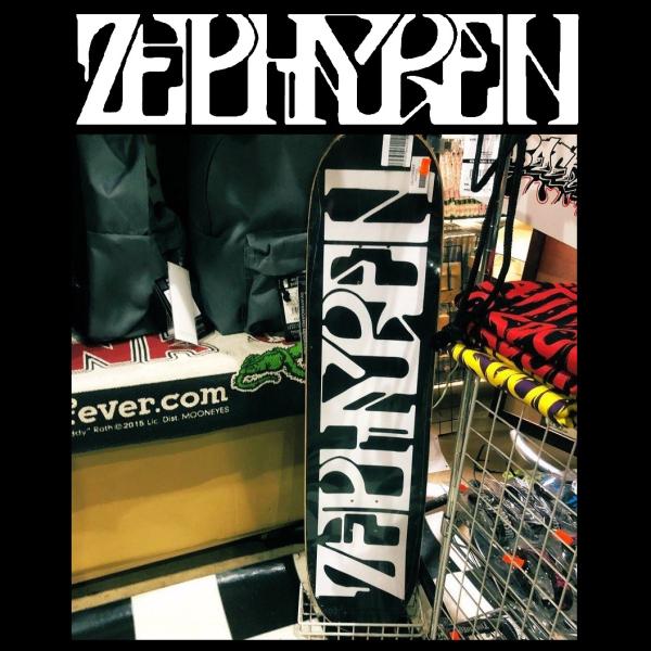 ZEPHYREN SKATE DECK BLACK ゼファレン スケートデッキ スケボー