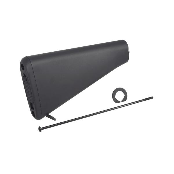 [E&amp;C] M16A1 スタイル 固定ストック for AR / M4 AEG｜クラシック米軍演出×...