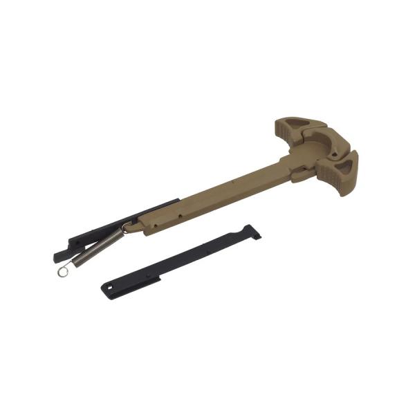 [E&amp;C] MK16 G-Style チャージングハンドル M4 AEG対応 高耐久アルミ 操作性向...