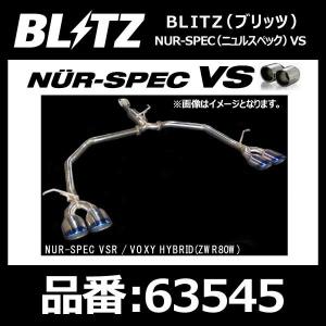BLITZ（ブリッツ） マフラー NUR-SPEC VS 〔63511〕 フィット(FIT) 13