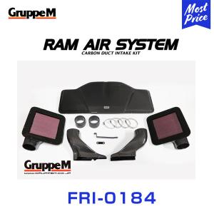 GruppeM M's ラムエアシステム AUDI RS6 4BBCYF V8TWINTURBO 2003-2005 〔FRI-0184〕 RAM AIR SYSTEM | K&N グループエム カーボン エアクリーナー